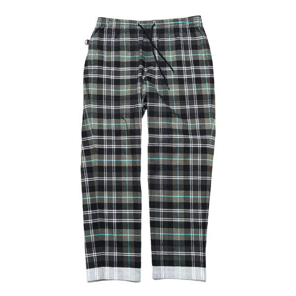 LINE FLANNEL CHECK EASY PANTS(UE-222007)