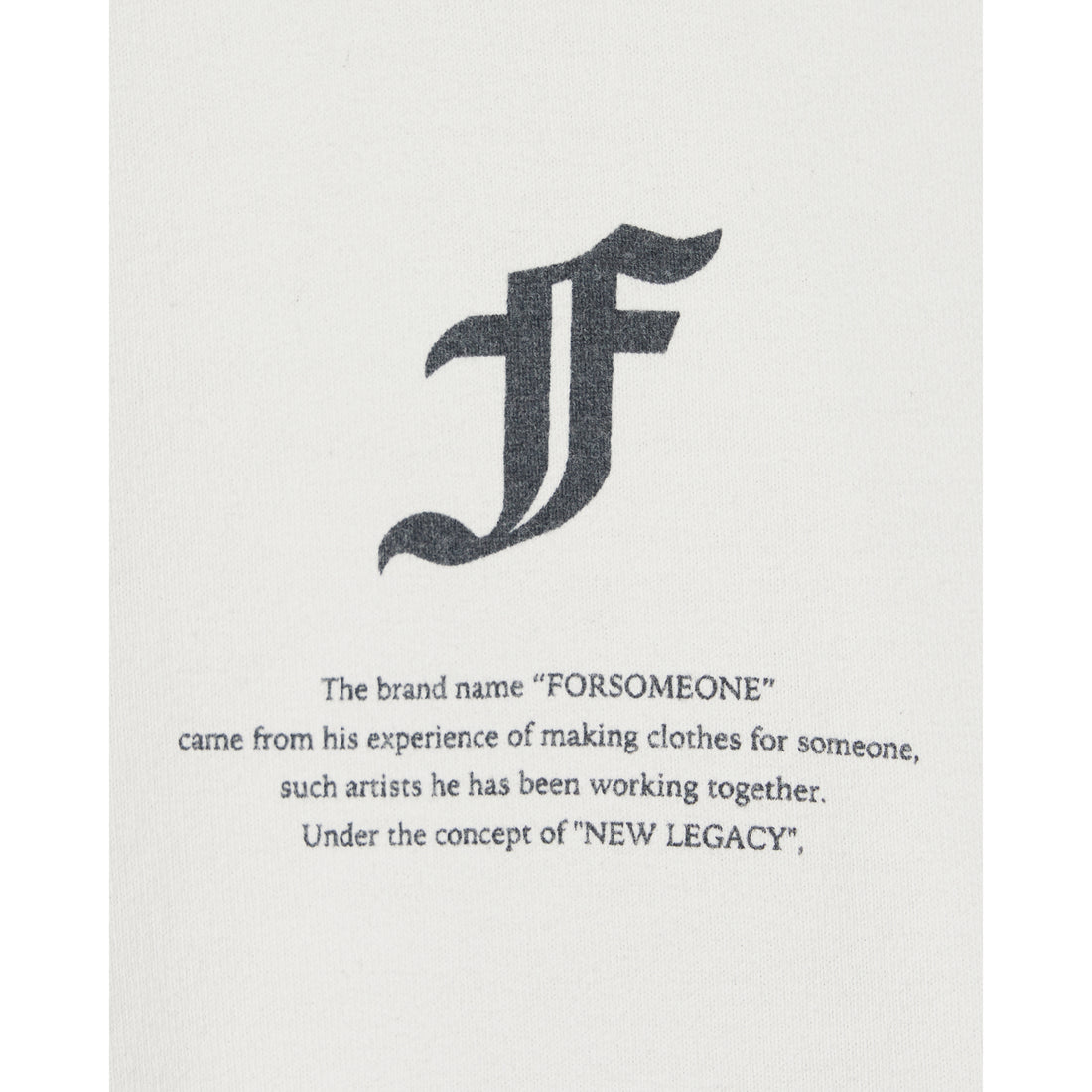 [FORSOMEONE]  OLD LOGO LAYERED LS TEE/OFF WHITE(78000732)