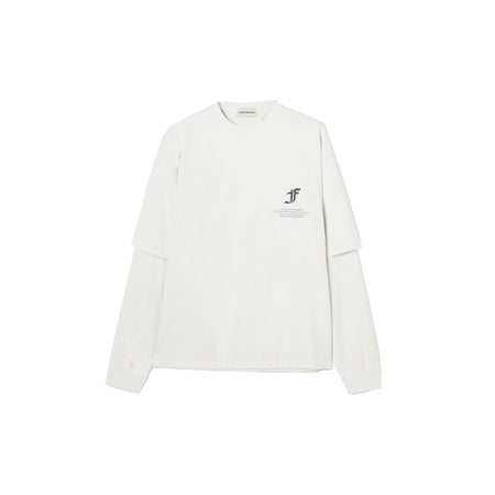 [FORSOMEONE]  OLD LOGO LAYERED LS TEE/OFF WHITE(78000732)
