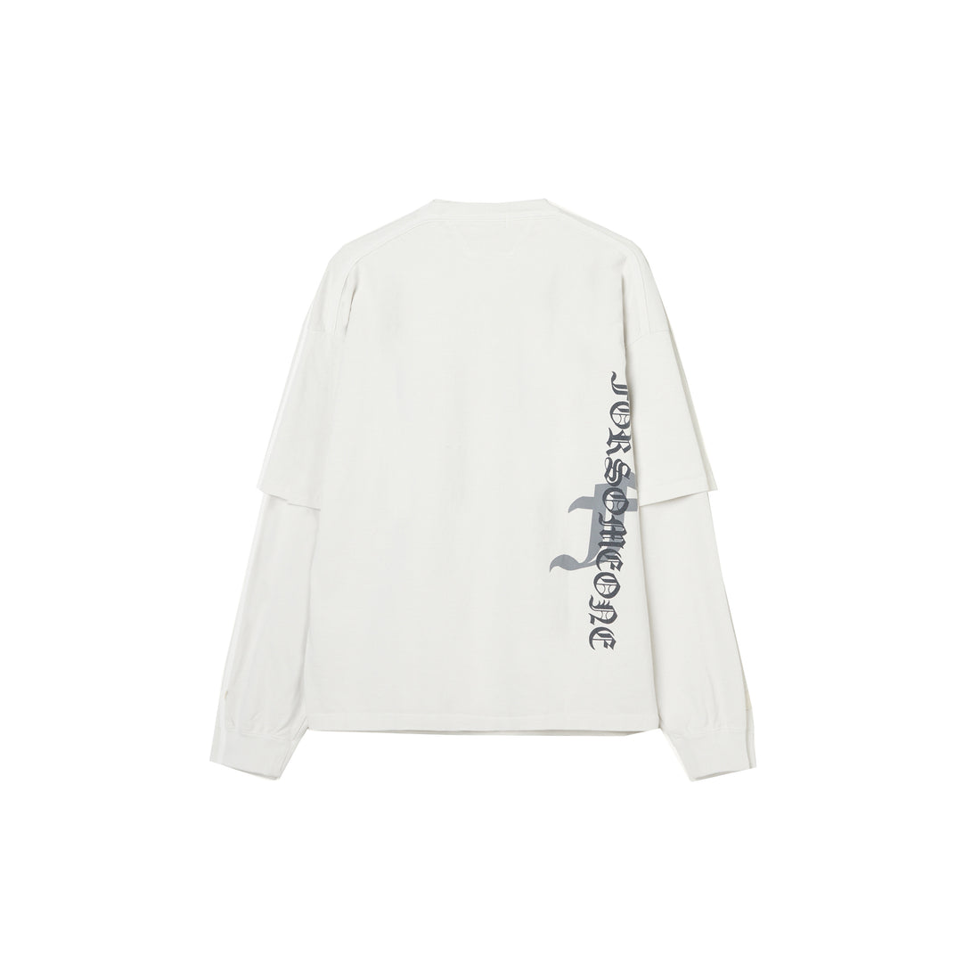 [FORSOMEONE]  OLD LOGO LAYERED LS TEE/OFF WHITE(78000732)