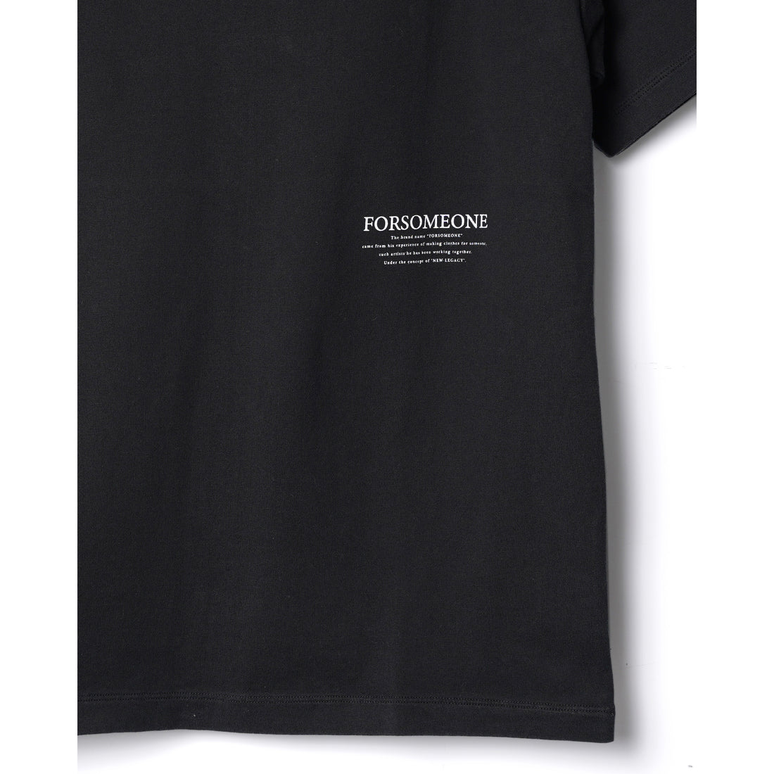 [FORSOMEONE] CL LOGO TEE/BLACK(78000733)